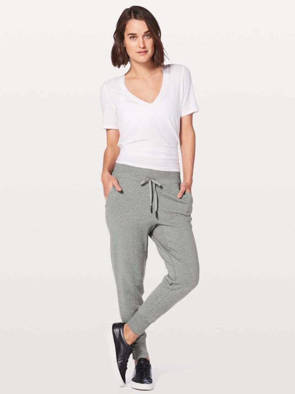 Lululemon Press Pause Jogger II 25.5" Heathered Core Medium Grey